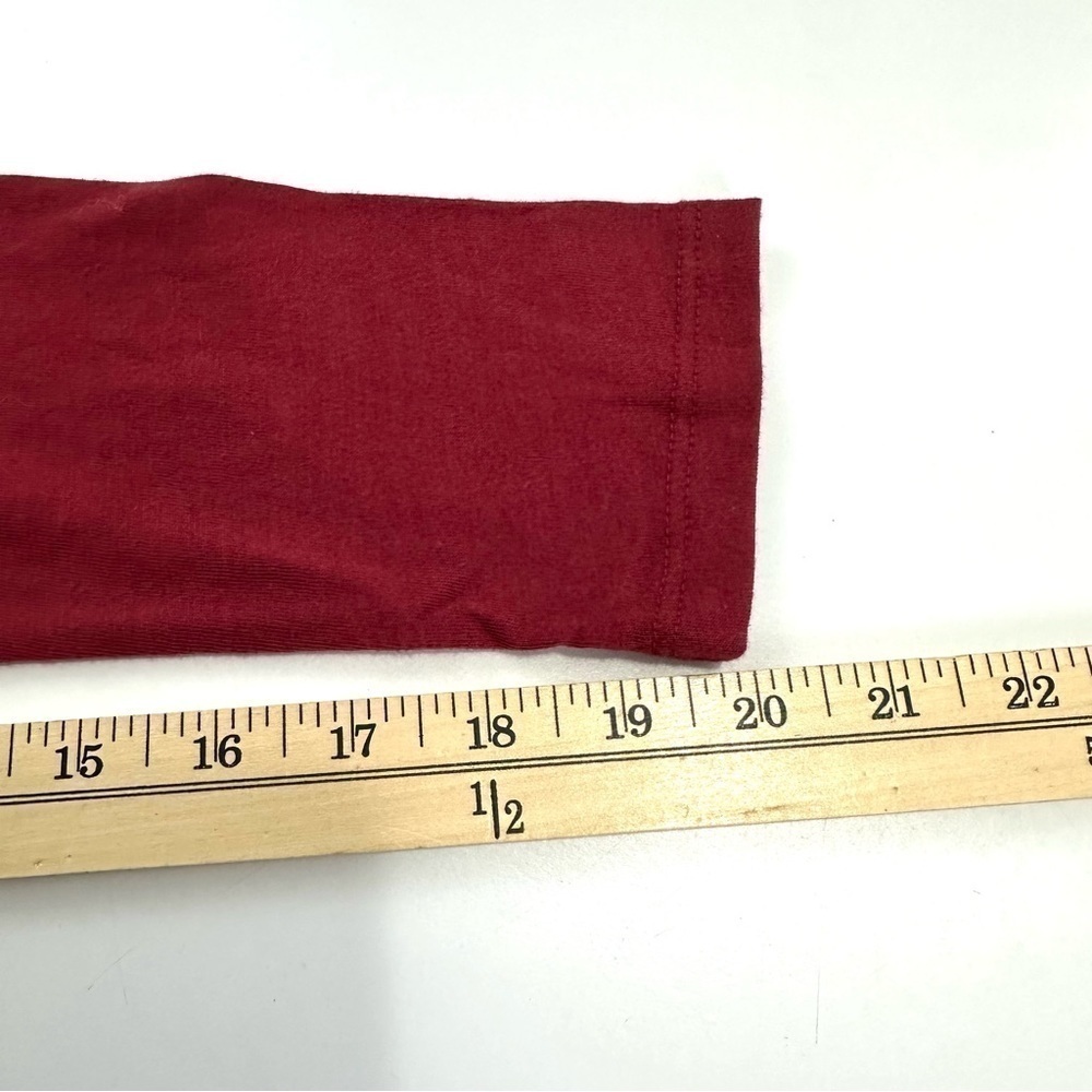 Fanatics Womens Sz M Arizona Coyotes Long Sleeve Lace Up V Neck T Shirt Garnet - Picture 12 of 13